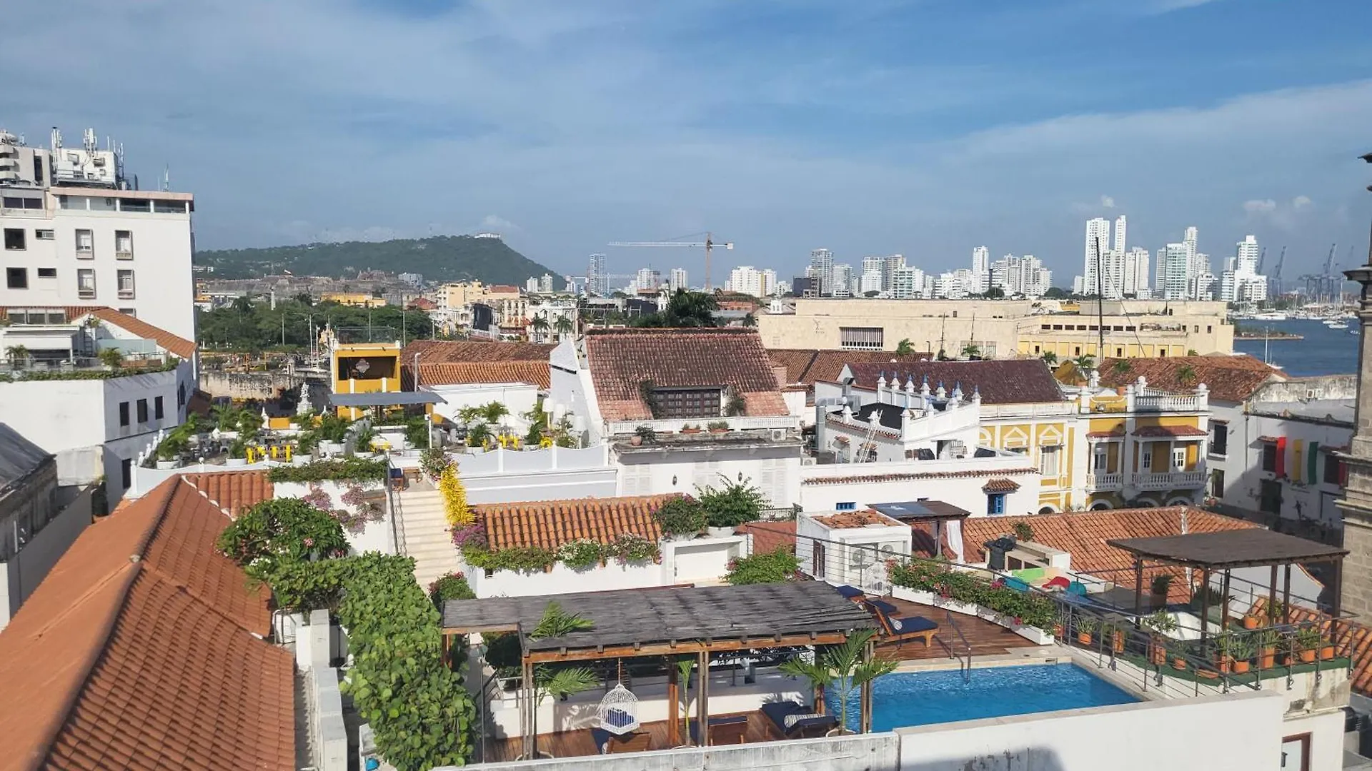 Downtown, Balcony, 360 Viewpoint Terrace, Comfortable Cartagena 哥伦比亚
