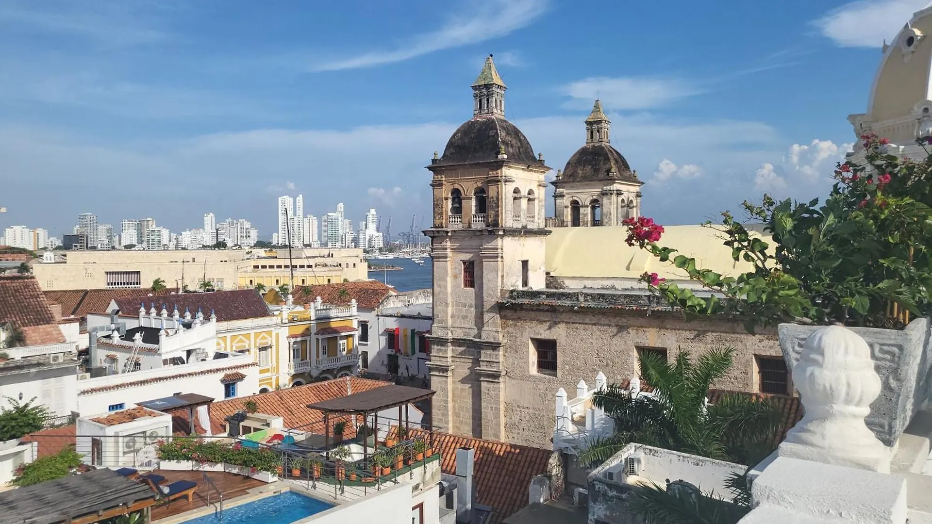 Downtown, Balcony, 360 Viewpoint Terrace, Comfortable Cartagena 哥伦比亚
